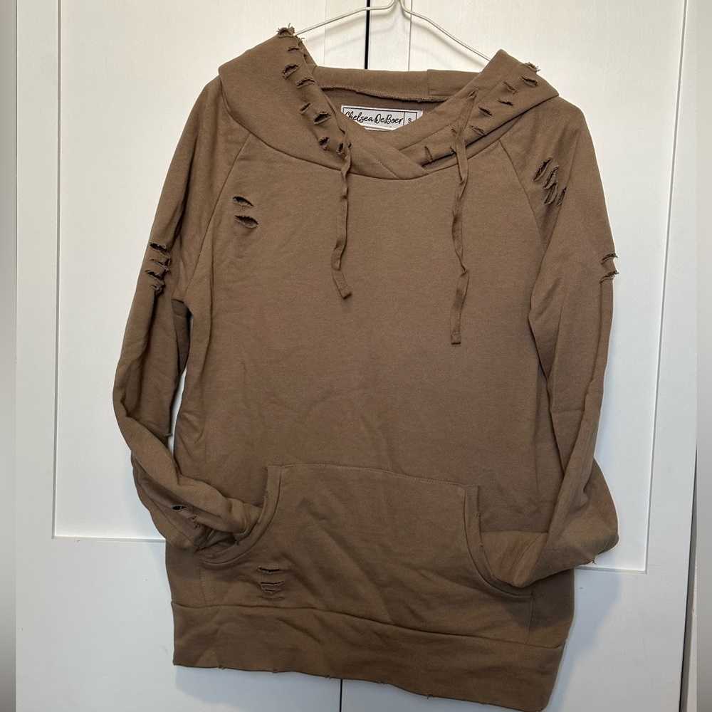 Distressed Hoodie by Chelsea DeBoer